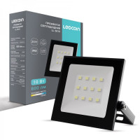 Светодиодный прожектор Ledcoin LL-5010 10Вт 6500K черный (80479)