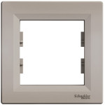 Рамка одинарная SCHNEIDER Asfora бронза EPH5800169