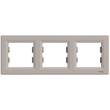 Рамка тройная горизонтальная SCHNEIDER Asfora бронза EPH5800369