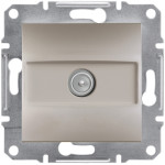 Розетка концевая телевизионная SCHNEIDER Asfora бронза EPH3200169