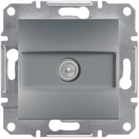 Розетка концевая телевизионная SCHNEIDER Asfora сталь EPH3200162