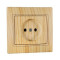 Розетка одинарная б/з LEZARD Mira дуб отбеленный 701-5252-121