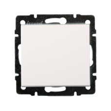 Выключатель одноклавишный LEZARD Rain белый 703-0288-100