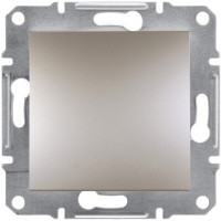 Выключатель проходной одноклавишный SCHNEIDER Asfora бронза EPH0400169