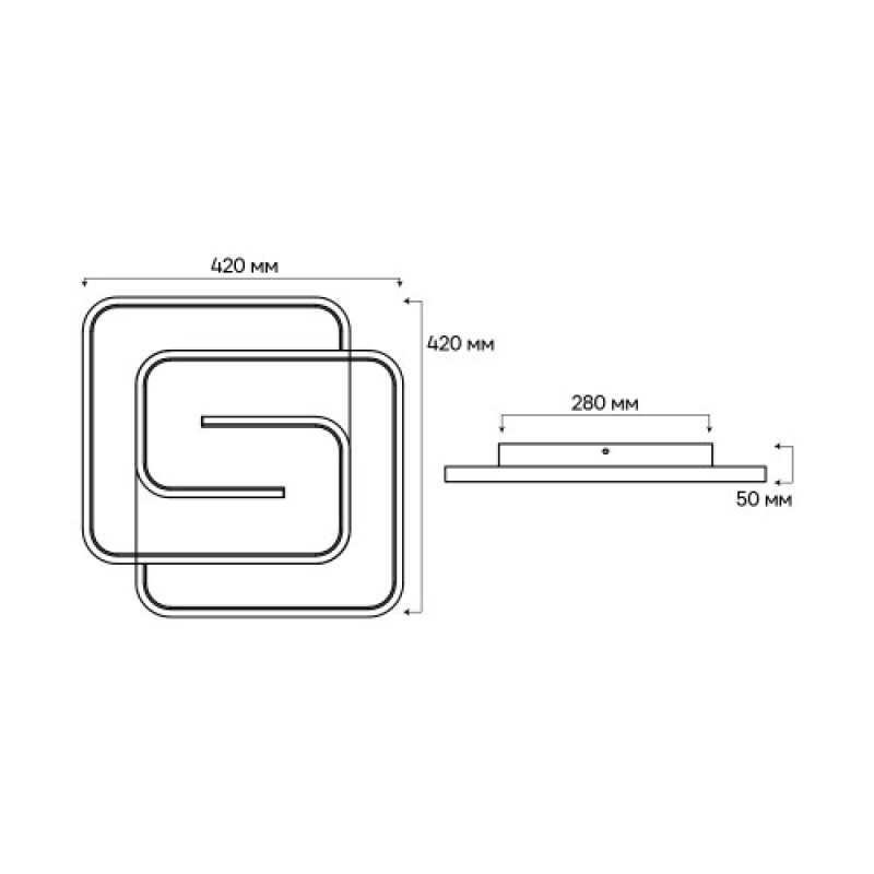 Светодиодный смарт светильник люстра Ardero AL6117ARD MONICA 75Вт золото 80426