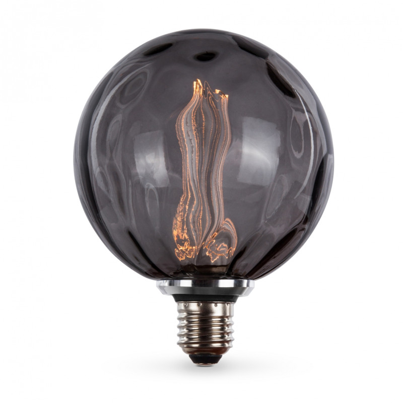 Светодиодная LED лампа VIDEX Filament VL-DI-G125FC1980S 4W E27 1800K Smoke