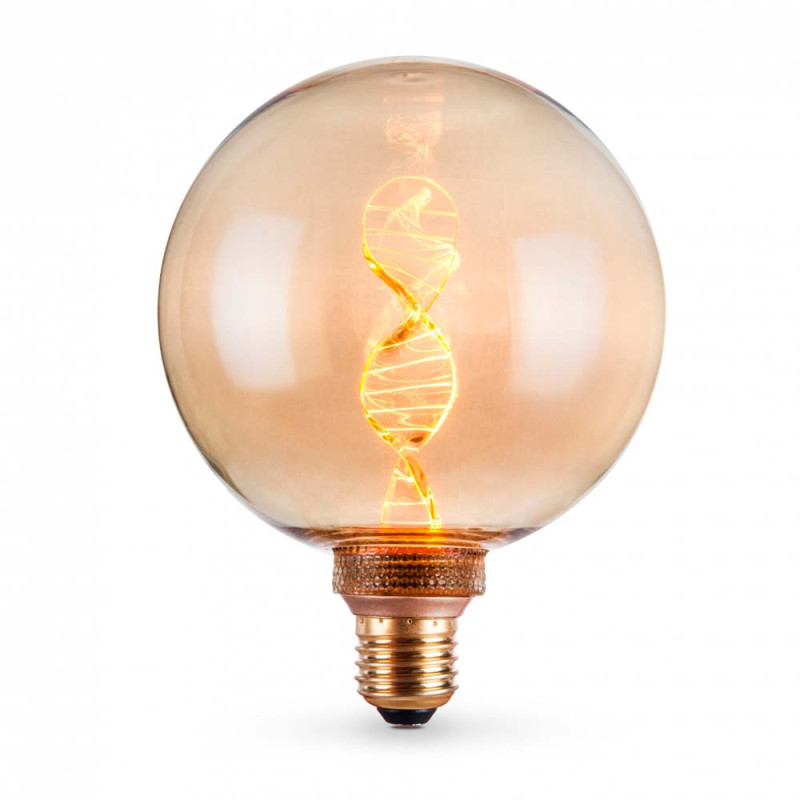 Світлодіодна LED лампа VIDEX Filament VL-DNA-G125-A 3.5W E27 1800K Amber