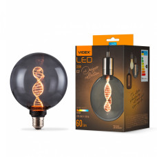 Светодиодная LED лампа VIDEX Filament VL-DNA-G125-S 3.5W E27 1800K Smoky