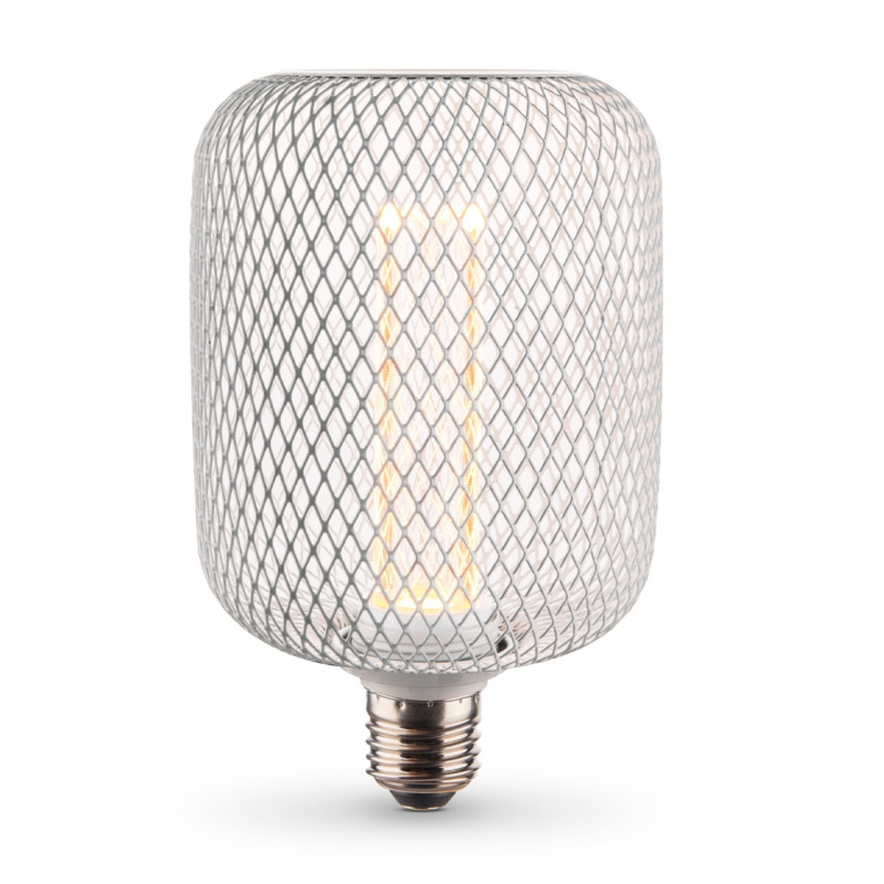 Світлодіодна LED лампа VIDEX Filament VL-DWMC100162 4W E27 1800K White Chainmail style