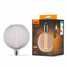 Светодиодная LED лампа VIDEX Filament VL-DWMC125150 4W E27 1800K White Chainmail style