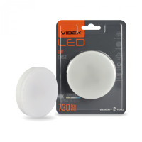 Светодиодная LED лампа VIDEX GX53 8W 3000K 220V (VL-GX53-08533)