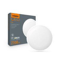 Светильник LED аварийный накладной VIDEX VL-CLR-EM200-2 20W 5000K 220V