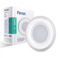 Встраиваемый LED светильник FERON AL2110 6W круглый 480Lm 5000K 01578