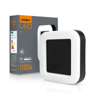 Светильник LED накладной ART IP65 квадратный VIDEX 15W 5000K Black (VL-BHFS-155B)