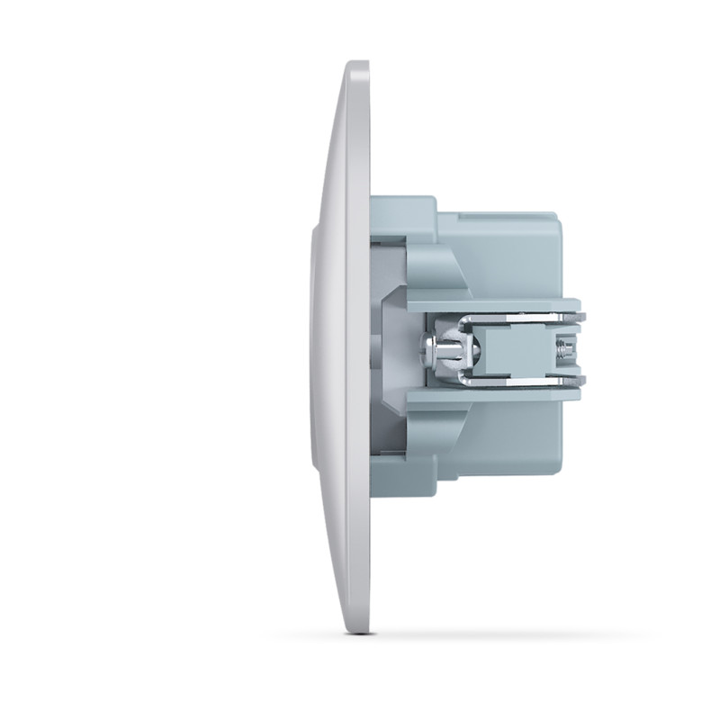 Розетка USB-A+USB-C PD20W серебряный шелк VIDEX BINERA (VF-BNCHRUC20-SS)