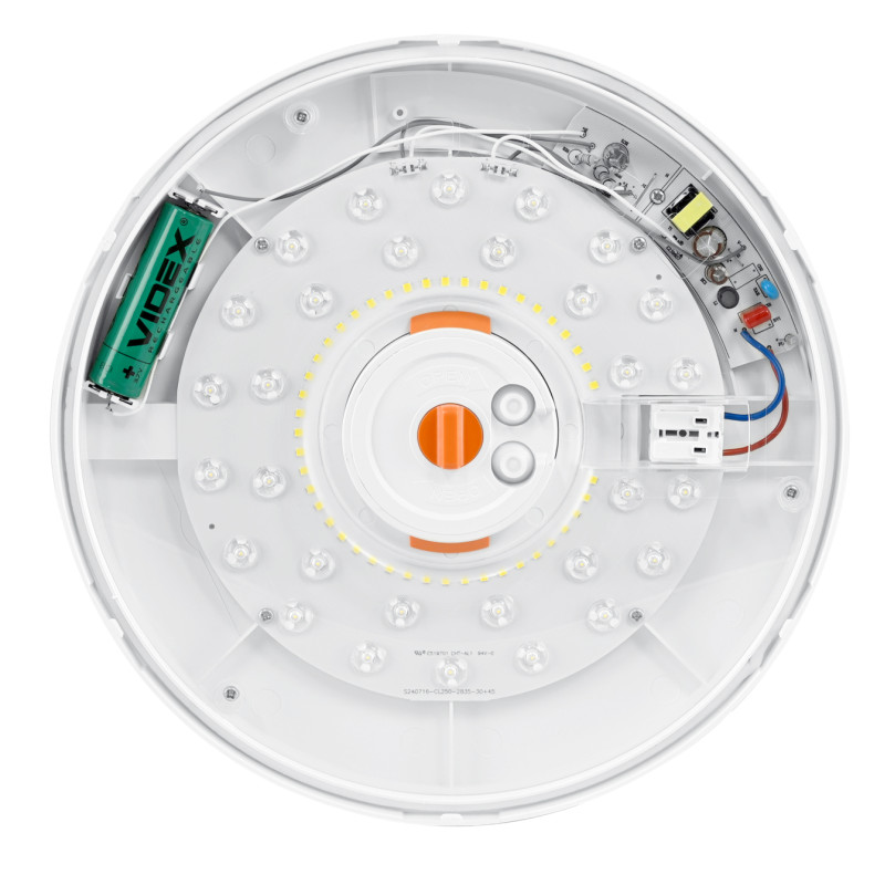 Світильник LED аварійний накладний VIDEX VL-CLR-EM200-2 20W 5000K 220V