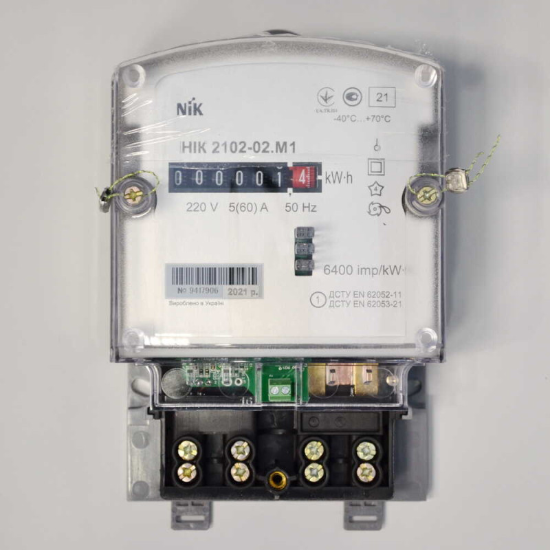 Счетчик электроэнергии "НИК" 2102-02.М1 (5-60А) 220В компл. (2102-02.М1)