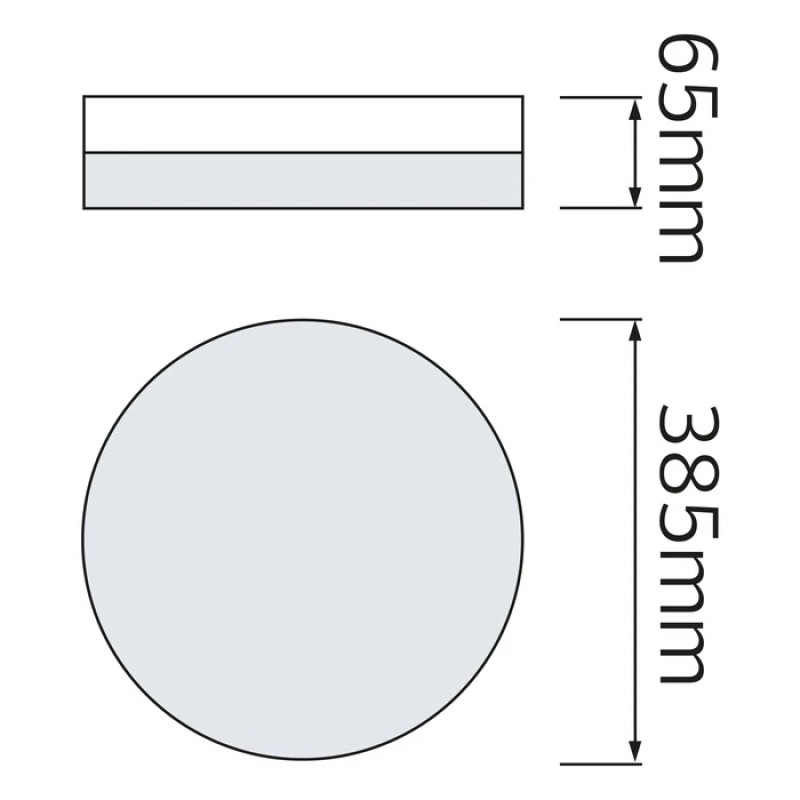 Накладний LED світильник HOROZ PIXEL-36 36W 6400К білий 027-011-0036-010