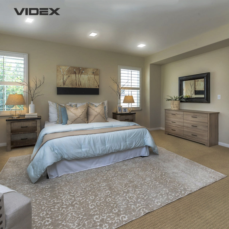 Врізний LED світильник безрамковий VIDEX 24W 4100K квадратний (VL-DLFS-244)