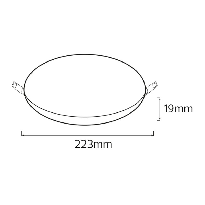 Светодиодный врезной светильник STELLA-30 30W 6400K 2260Lm Horoz 016-052-0030-010