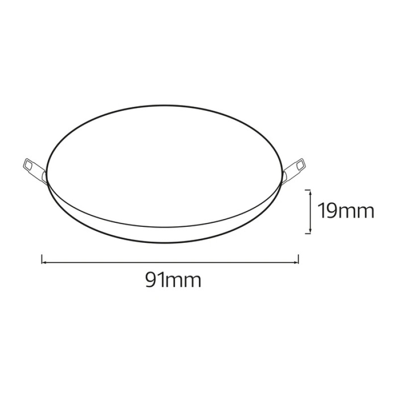 Светодиодный врезной светильник STELLA-8 8W 6400K 455Lm Horoz 016-052-0008-010