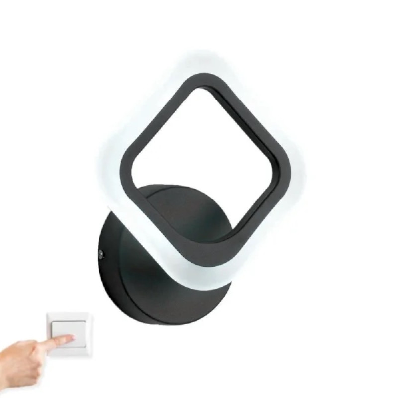 Світильник настінний бра VELMAX V-WL-NAOMI-S, 12W, 3000K-6500K, 1000Lm (23-43-45)