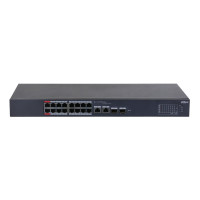 Коммутатор 16 портов управляемый Dahua DH-CS4218-16ET-190 PoE