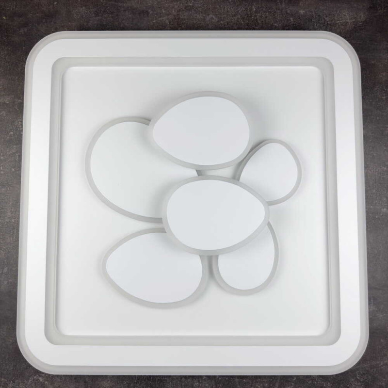 Светодиодный Smart светильник OREO VIOLUX 120W 3000-6000K 9000LM квадрат белый 220405