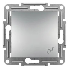 Кнопка звонка SCHNEIDER Asfora сталь EPH0800162