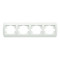 Рамка четверная горизонтальная белая EL-BI Zirve (501-000202-228)