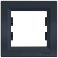 Рамка одинарная SCHNEIDER Asfora антрацит EPH5800171