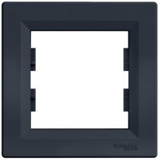 Рамка одинарная SCHNEIDER Asfora антрацит EPH5800171