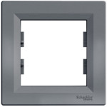 Рамка одинарная SCHNEIDER Asfora сталь EPH5800162