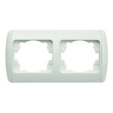 Рамка двойная горизонтальная белая EL-BI Zirve (501-000202-226)