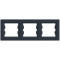 Рамка тройная горизонтальная SCHNEIDER Asfora антрацит EPH5800371