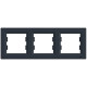 Рамка тройная горизонтальная SCHNEIDER Asfora антрацит EPH5800371