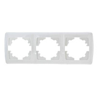 Рамка тройная горизонтальная VIKO Carmen белая 90571103