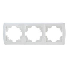 Рамка тройная горизонтальная VIKO Carmen белая 90571103
