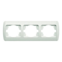 Рамка тройная горизонтальная белая EL-BI Zirve (501-000202-227)