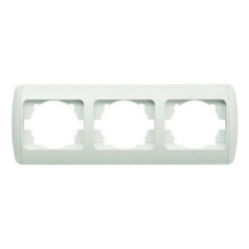 Рамка тройная горизонтальная белая EL-BI Zirve (501-000202-227)