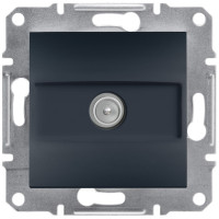 Розетка концевая телевизионная SCHNEIDER Asfora антрацит EPH3200171