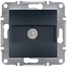 Розетка концевая телевизионная SCHNEIDER Asfora антрацит EPH3200171