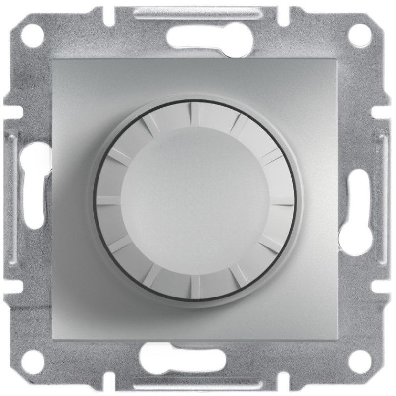 Светорегулятор поворотный 600Ва SCHNEIDER Asfora алюминий EPH6400161