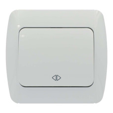 Выключатель промежуточный одноклавишный EL-BI Zirve белый (501-010201-214)