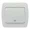 Выключатель промежуточный одноклавишный EL-BI Zirve белый (501-010201-214)