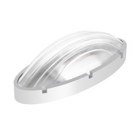 Светильник ERKA 1165 настенно-потолочный овальный, белый/прозрачный E27 IP 65