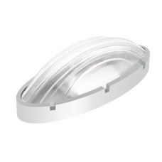 Светильник ERKA 1165 настенно-потолочный овальный, белый/прозрачный E27 IP 65