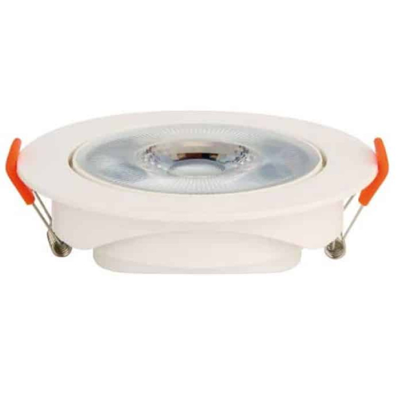 Светильник встроенный светодиодный 9W 6400K 806Lm 100-240V d-105мм белый круглый NORA-9 016-053-0009-010