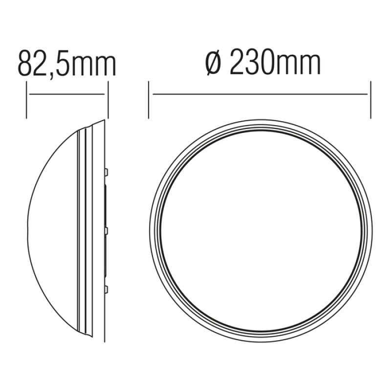 Светильник УФО Роза Ветров Е27 230V IP20 пластиковый серебряный (400-201-101) Horoz Electric