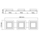 Світильник стельовий LED 3*5W 4000K 900Lm 220-240V 430x120мм хром LIKYA-3 036-007-0003-010